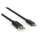 Cavo USB-C a USB A 2.0 Hamlet 1.8 Metri Nero