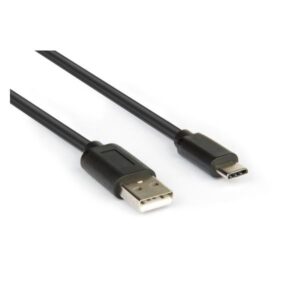 Cavo USB-C a USB A 2.0 Hamlet 1.8 Metri Nero