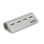Hub USB Hamlet XHUB4020AL 4 Porte 2.0 in Alluminio