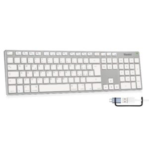 Tastiera Hamlet XKKITA-MCX USB Estesa Alluminio Tastierino Numerico