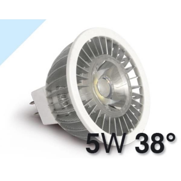 Lampada LED Hamlet MR16 GU5.3 5W 200lm Luce Fredda 38°