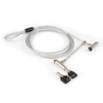 Cavo di Sicurezza a Doppio Lucchetto Hamlet XNBLOCK180YK2 180cm Grigio