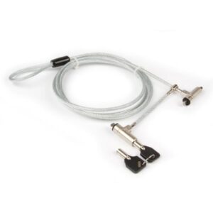 Cavo di Sicurezza a Doppio Lucchetto Hamlet XNBLOCK180YK2 180cm Grigio