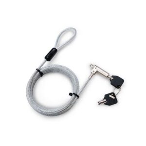 Cavo di Sicurezza Notebook Hamlet Ultra-Sottile 10mm 2m Acciaio Zincato