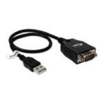 Adattatore USB Seriale Hamlet XURS232 USB to DB9 Maschio Nero