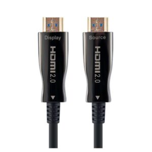Cavo HDMI 2.0 Hamlet XVCHDM-AOM50 Attivo 4K 50 Metri Ibrido Rame/Fibra