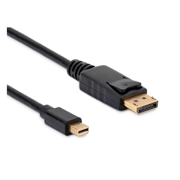 Cavo Adattatore Mini DisplayPort a DisplayPort Hamlet 4K 1.8m Nero