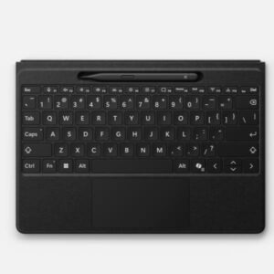 Cover con Tastiera Microsoft Surface Flex con Slim Pen - Alcantara Nero