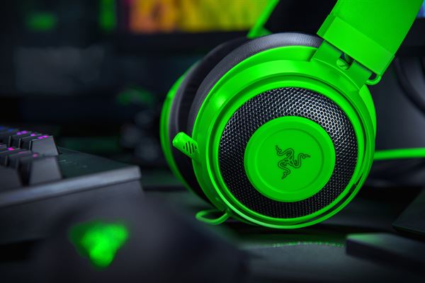 Cuffie Gaming Razer Kraken Green 3.5mm Nero - immagine 5