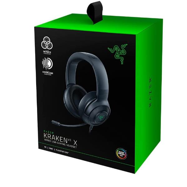 Cuffie Gaming Razer Kraken V3 X USB con Microfono e Noise Canceling - immagine 3