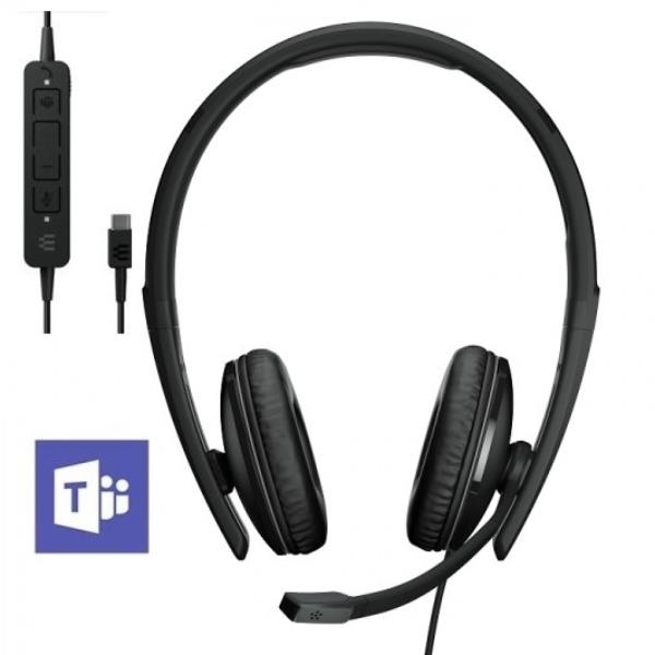Cuffie da Ufficio Epos Adapt 160T USB-C ANC Microfono Teams - immagine 4