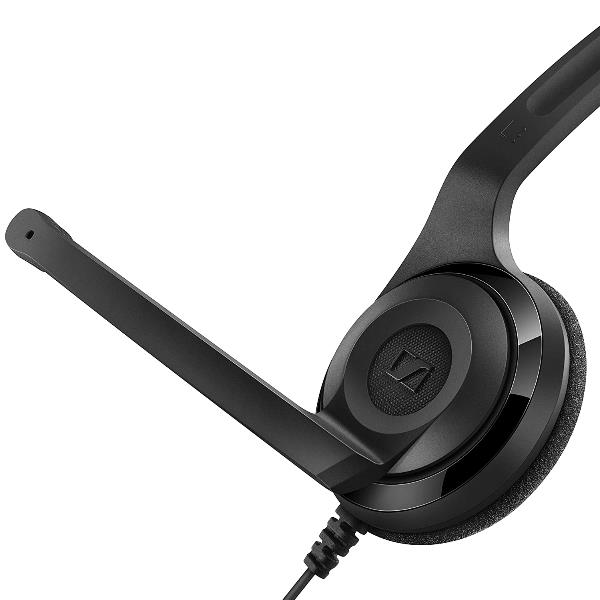 Cuffia con Microfono Epos PC5 Biaurale Noise Cancelling Jack 3.5mm - immagine 4