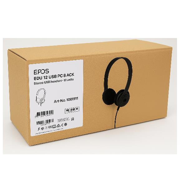 Cuffie PC8 Epos con Microfono e Noise Canceling USB Pack 10 Unità - immagine 6