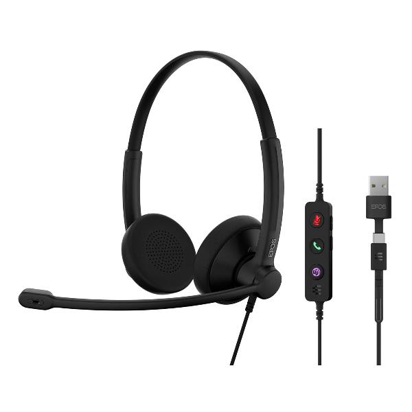 Cuffie da Gaming Epos IMPACT 100 MS DUO USB-C/A con Microfono e Noise Canceling - immagine 3