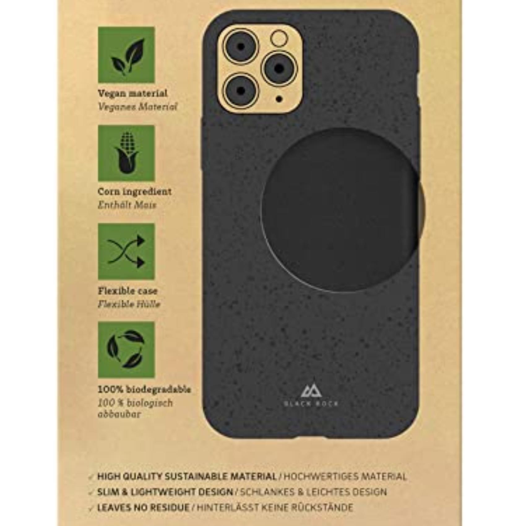 Cover iPhone 11 Pro Max Black Rock Biodegradabile Mais Nero - immagine 3