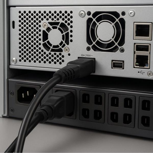 Cavo Alimentazione Equip C14 a C15 1.8m - immagine 2