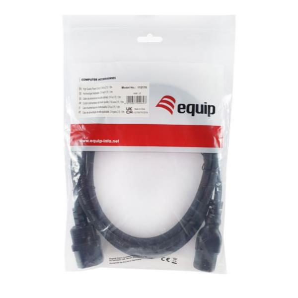 Cavo Alimentazione Equip C14 a C15 1.8m - immagine 5