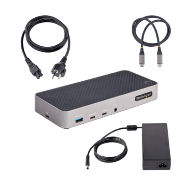 Docking Station Startech USB-C per Tre Monitor Grigio - immagine 3