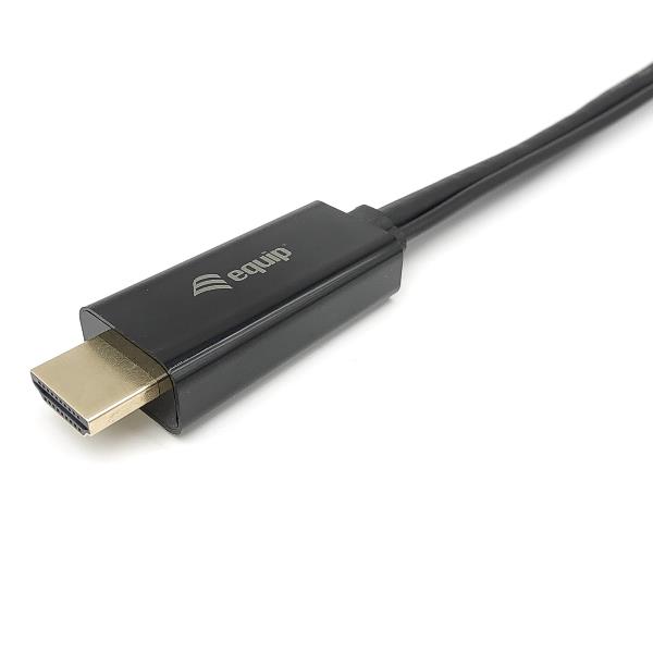 Adattatore HDMI a DisplayPort EQUIP M/F 4K 60Hz con Alimentazione USB - immagine 3