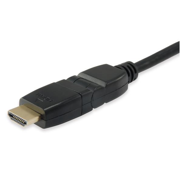 Cavo HDMI 2.0 Equip Swivel 4K 60Hz 1m Plug Girevole - immagine 6