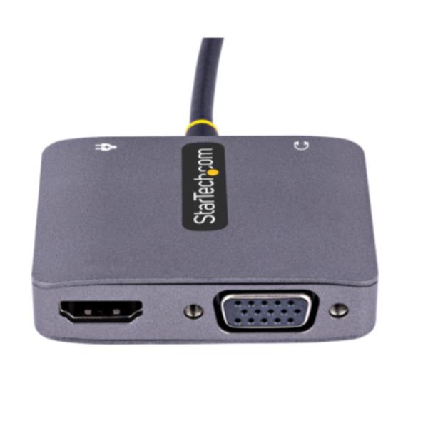 Adattatore USB-C a VGA/HDMI Startech Grigio - immagine 2