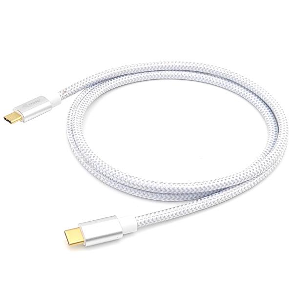 Cavo USB-C EQUIP 0.5m PD100W 4K/60Hz 10Gbps Bianco - immagine 5