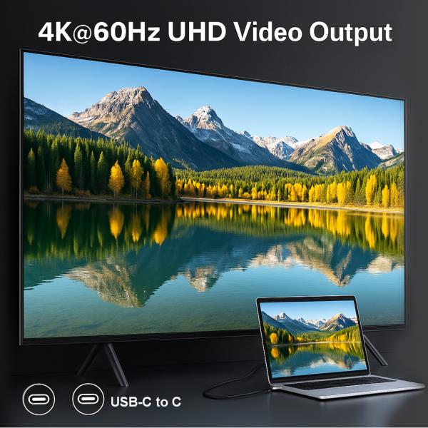 Cavo USB-C 2 in 1 EQUIP 3m PD100W 4K/60Hz 20Gbps - immagine 6