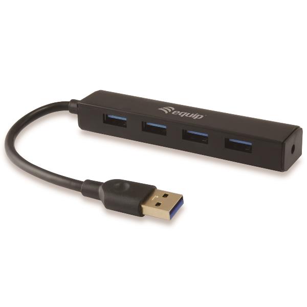 Hub USB 3.2 Equip 4 Porte SuperSpeed Nero - immagine 3