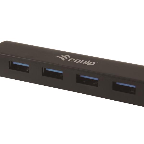 Hub USB 3.2 Equip 4 Porte SuperSpeed Nero - immagine 4