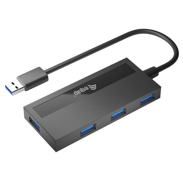 Hub USB 3.2 Gen 1 Equip 4 Porte con Adattatore USB-C Grigio - immagine 6