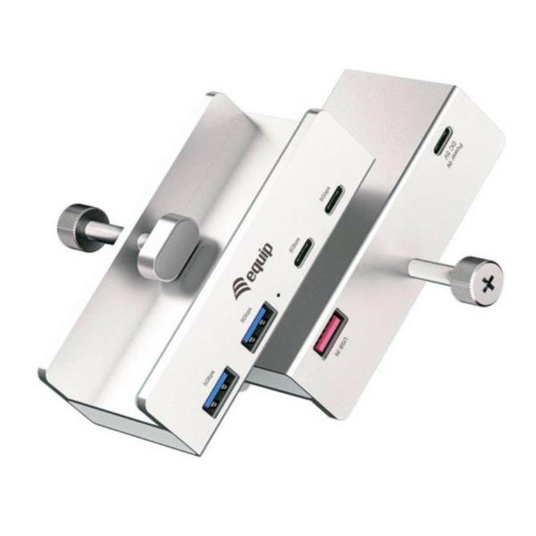 Hub USB Equip 4 Porte USB 3.2 5Gbps con Morsetto - immagine 7