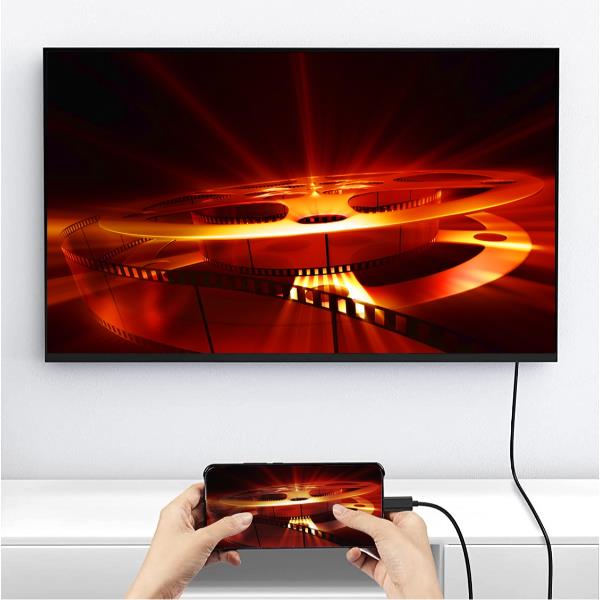 Cavo USB-C HDMI Equip 4K 30Hz 1 metro Nero - immagine 6