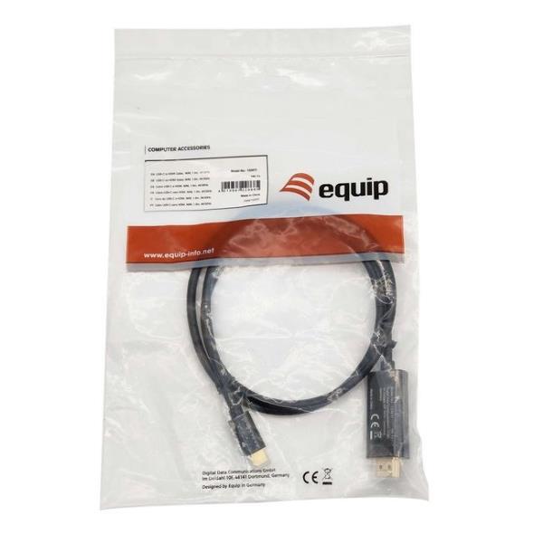 Cavo USB-C HDMI Equip 4K 30Hz 1 metro Nero - immagine 7