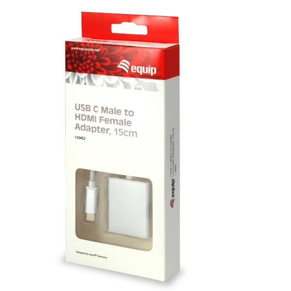 Adattatore USB-C HDMI Equip Bianco - immagine 2