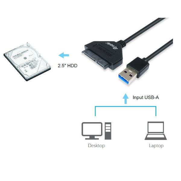 Adattatore USB 3.0 - SATA Equip con supporto UASP - immagine 6