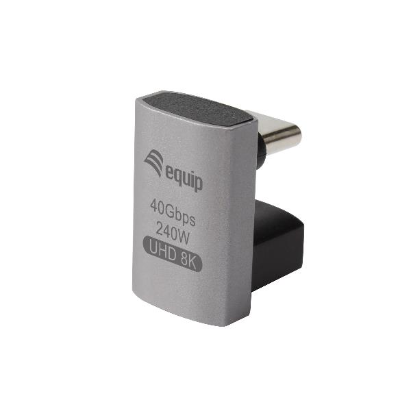 Adattatore USB 4 C-C EQUIP 40Gbps PD 240W 2 Pezzi Grigio - immagine 3