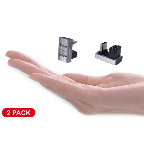 Adattatore USB 4 C-C EQUIP 40Gbps PD 240W 2 Pezzi Grigio - immagine 8