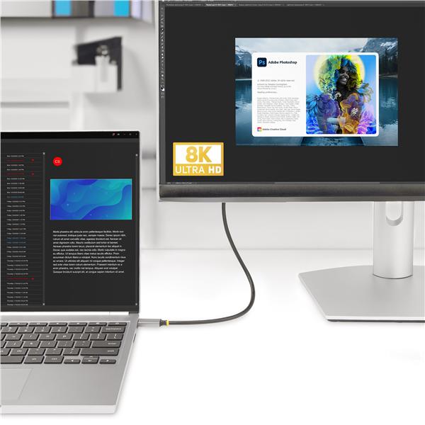 Cavo USB-C a HDMI Startech 3 metri 8K - immagine 3