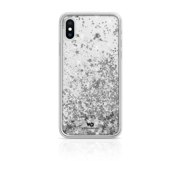 Cover iPhone Xs/X White Diamonds Trasparente TPU Policarbonato - immagine 3