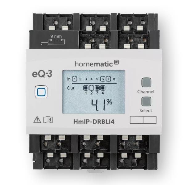 Interruttore Domotico Homematic HmIP-DRBLI4 Bianco per Smart Home - immagine 2