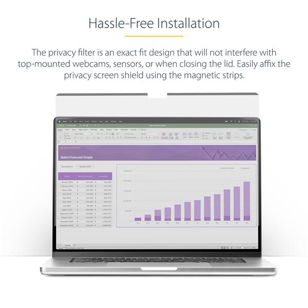 Filtro Privacy Startech per MacBook Pro 16" Magnetico 16:10 - immagine 11