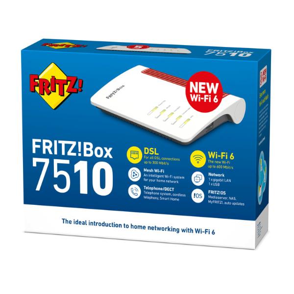 Router AVM FRITZ!Box 7510 International ADSL/VDSL con VoIP - immagine 4