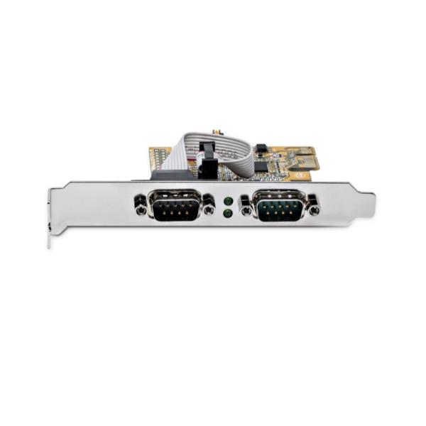 Scheda PCIe Serial Port Startech 2 Porte RS232 DB9 - immagine 3