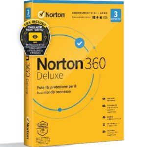 Antivirus Norton 360 Deluxe 3 Dispositivi 25GB Licenza Annuale IT BOX