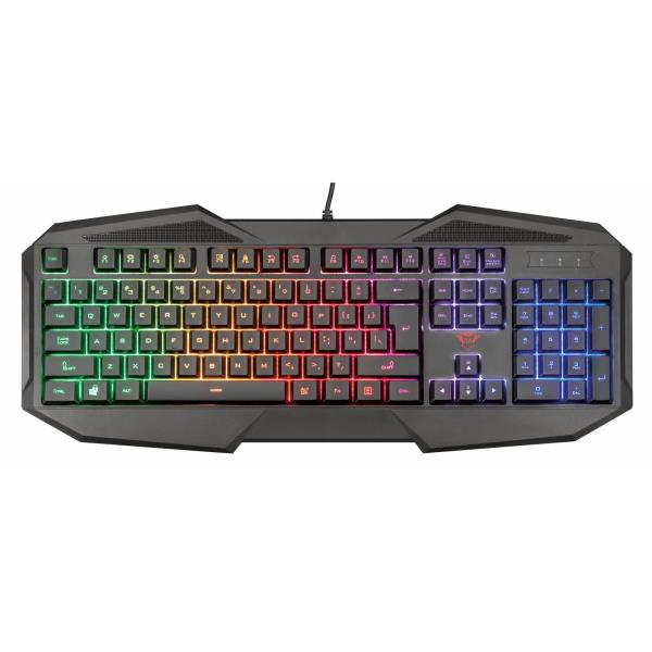 Tastiera Gaming Trust GXT 830 Avonn Cablata Retroilluminata Rainbow Layout IT - immagine 2