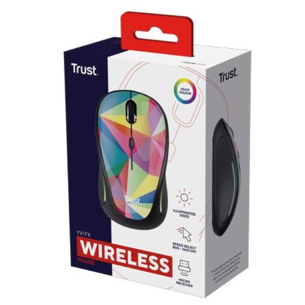 Mouse Wireless Trust YVI FX Multicolore - immagine 7