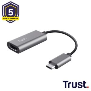 Adattatore USB-C a HDMI Trust Dalyx 4K 60Hz 20cm