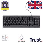 Tastiera Trust Primo Cablata Resistente agli Sversamenti Layout Italiano