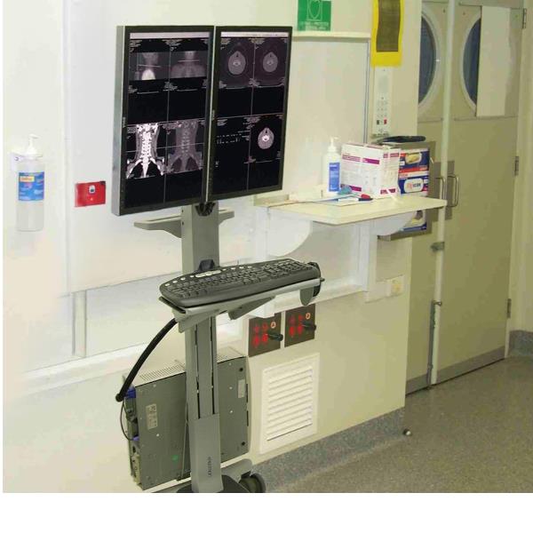 Carrello Doppio Monitor Ergotron Neo-Flex Grigio per Schermi fino a 22" - immagine 2