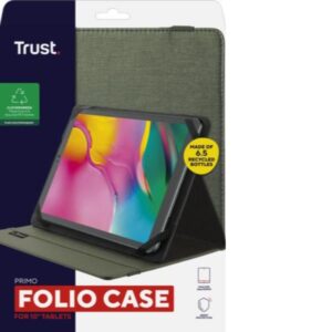 Custodia per Tablet Trust Folio 10" Materiale Riciclato 100% Verde